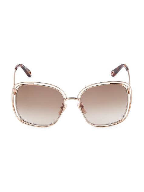 Chloé Carlina 58MM Square Sunglasses 